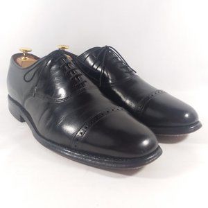 AE Byron Leather CapToe Quarter Brogue Oxfords 10C